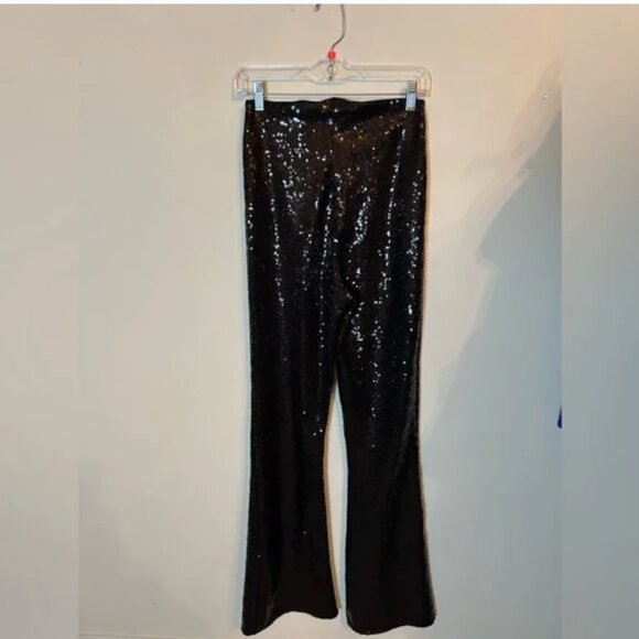 Commando sequins black pants size L - Picture 4 of 9